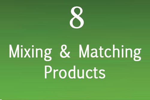 Mixing and Matching Products